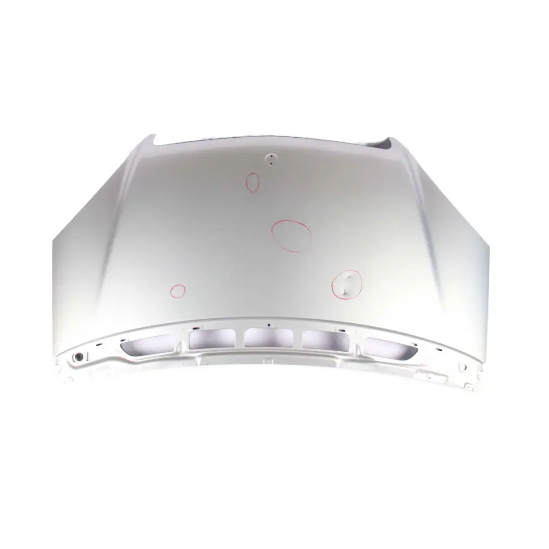 Hood Bonnet Trim Panel Polar Silver Metallic - 761 to Mercedes W169 with Part number A1698800057 Mercedes W169 Hood Bonnet Trim Panel Polar Silver Metallic - 761 - SKU A1698800057-PS - Part number A1698800057