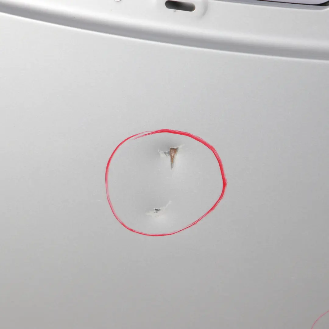 Hood Bonnet Trim Panel Polar Silver Metallic - 761 to Mercedes W169 with Part number A1698800057 Mercedes W169 Hood Bonnet Trim Panel Polar Silver Metallic - 761 - SKU A1698800057-PS - Part number A1698800057