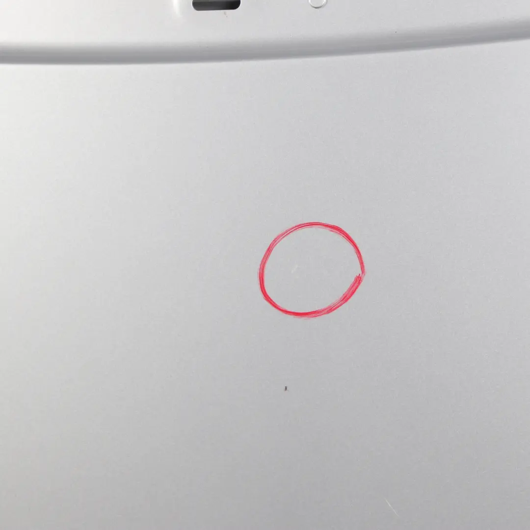 Hood Bonnet Trim Panel Polar Silver Metallic - 761 to Mercedes W169 with Part number A1698800057 Mercedes W169 Hood Bonnet Trim Panel Polar Silver Metallic - 761 - SKU A1698800057-PS - Part number A1698800057