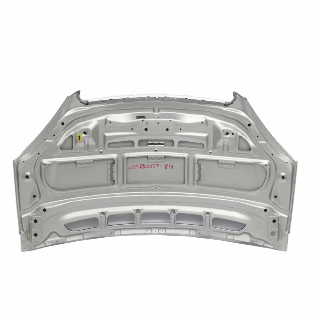Mercedes W169 Hood Bonnet Trim Engine Cover Panelling Reef Silver Metallic - 783 - SKU A1698800057-RS1 - Part number A1698800057