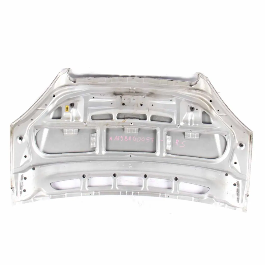 Hood Bonnet Trim Engine Cover Panelling Reef Silver Metallic - 783 to Mercedes W169 with Part number A1698800057 Mercedes W169 Hood Bonnet Trim Engine Cover Panelling Reef Silver Metallic - 783 - SKU A1698800057-RS - Part number A1698800057