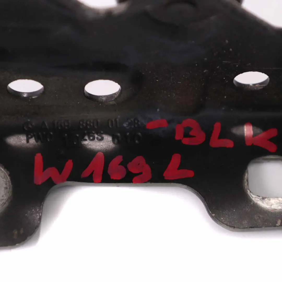 Mercedes W169 Hood Bonnet Hinge Left N/S Black - SKU A1698800128-BLK - Part number A1698800128