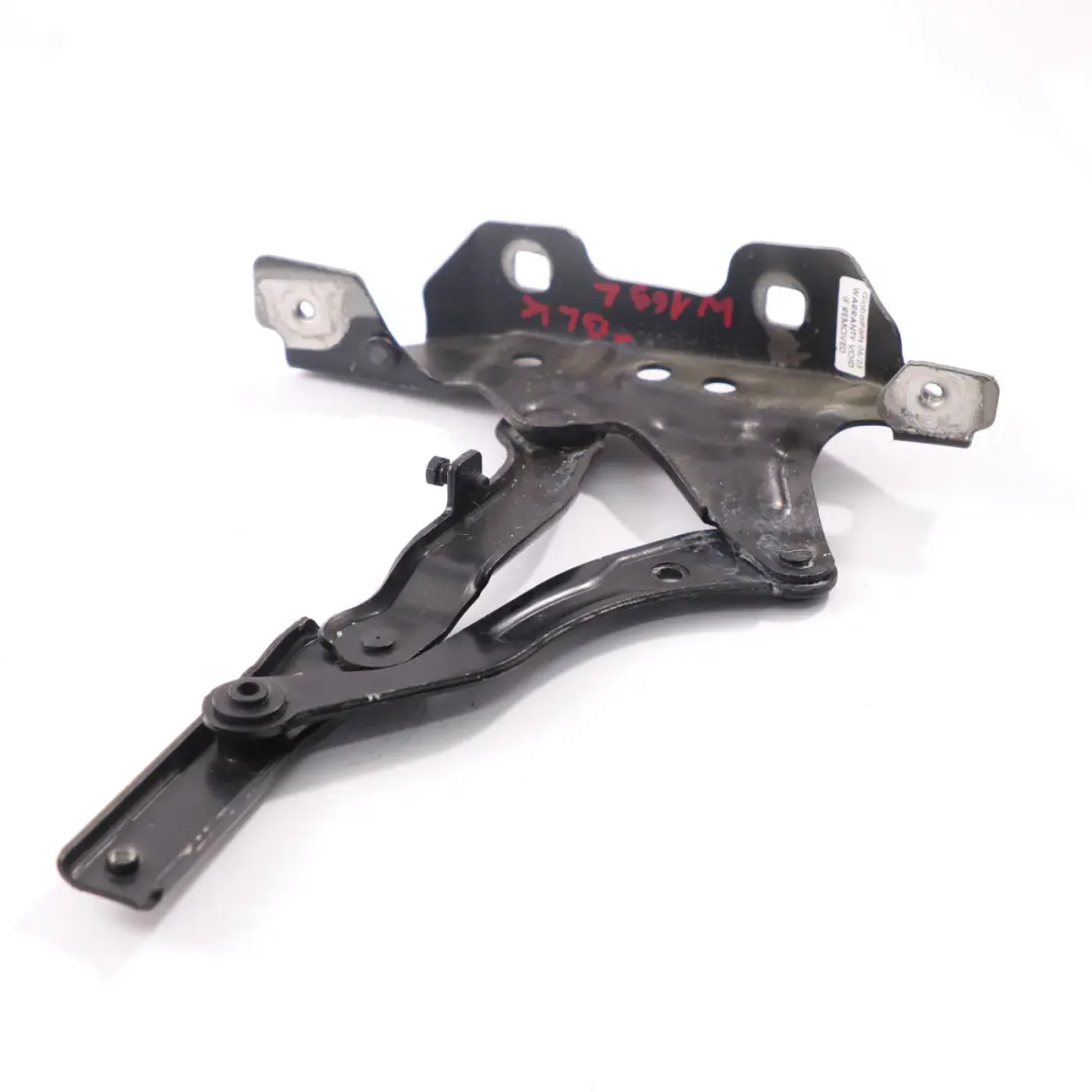 Hood Bonnet Hinge Left N/S Black to Mercedes W169 with Part number A1698800128 Mercedes W169 Hood Bonnet Hinge Left N/S Black - SKU A1698800128-BLK - Part number A1698800128