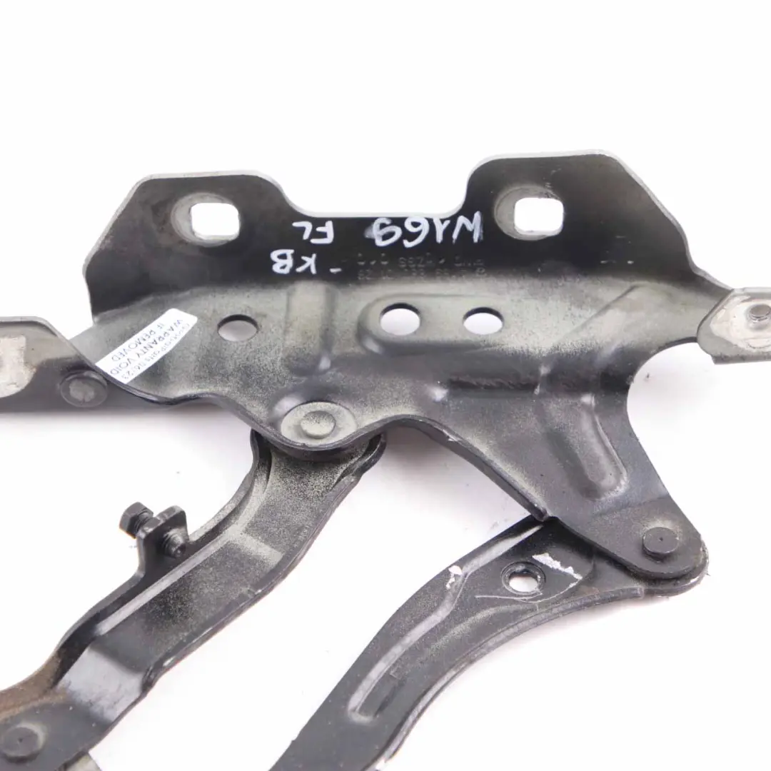 Mercedes W169 Cerniera cofano Bonnet sinistra nero - SKU A1698800128-KB - Numero di parte A1698800128