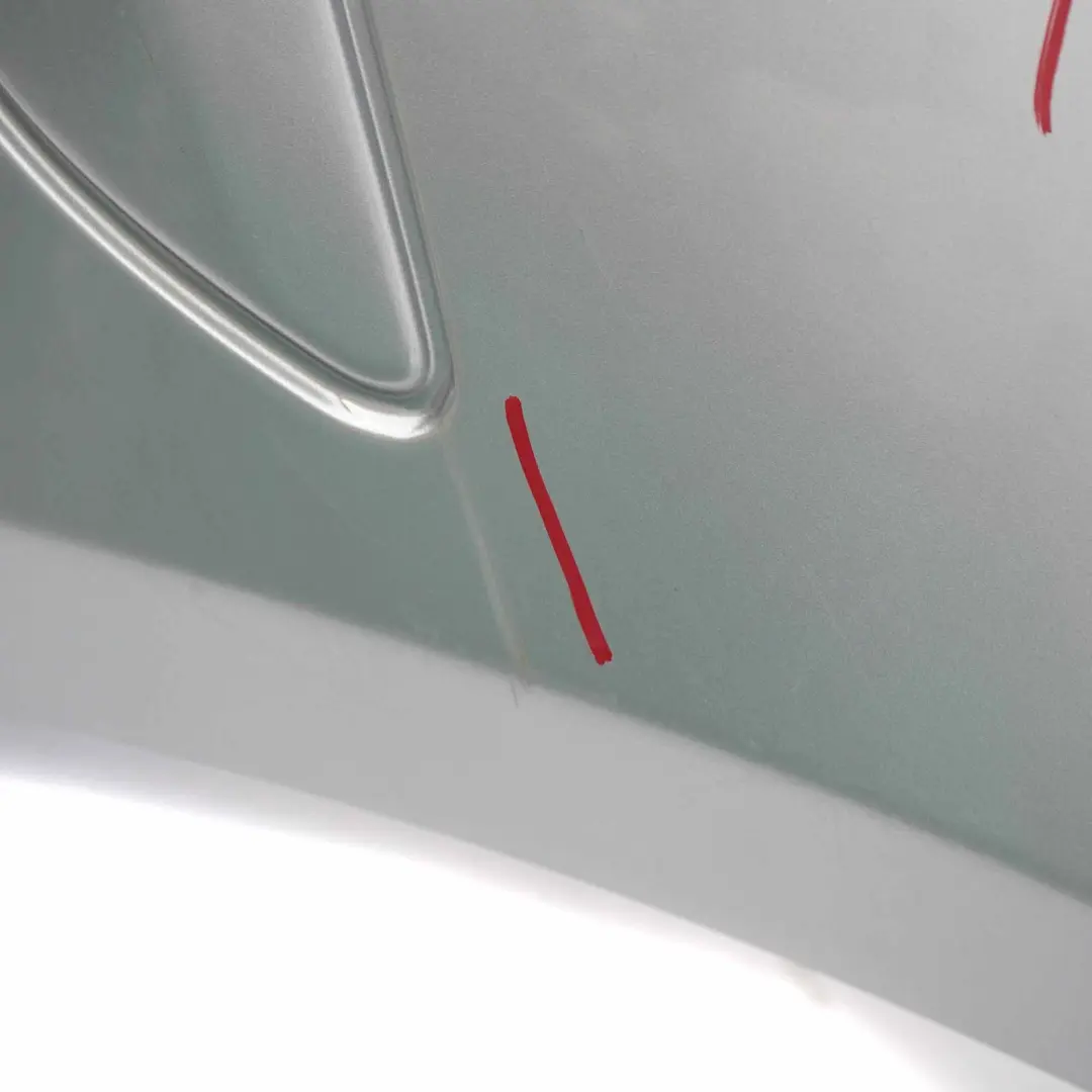 Front Bumper Parktronic Trim Panel Polar Silver Metallic - 761 to Mercedes W169 with Part number A1698800140 Mercedes W169 Front Bumper Parktronic Trim Panel Polar Silver Metallic - 761 - SKU A1698800140-PLS1 - Part number A1698800140