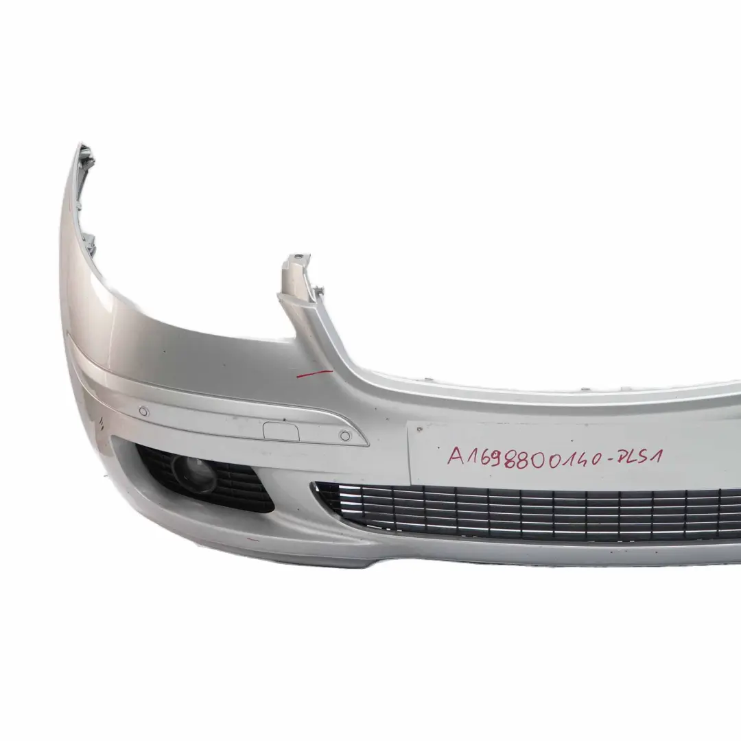 Mercedes W169 Front Bumper Parktronic Trim Panel Polar Silver Metallic - 761 - SKU A1698800140-PLS1 - Part number A1698800140