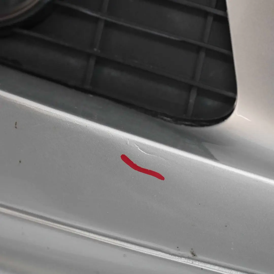 Front Bumper Parktronic Trim Panel Polar Silver Metallic - 761 to Mercedes W169 with Part number A1698800140 Mercedes W169 Front Bumper Parktronic Trim Panel Polar Silver Metallic - 761 - SKU A1698800140-PLS1 - Part number A1698800140