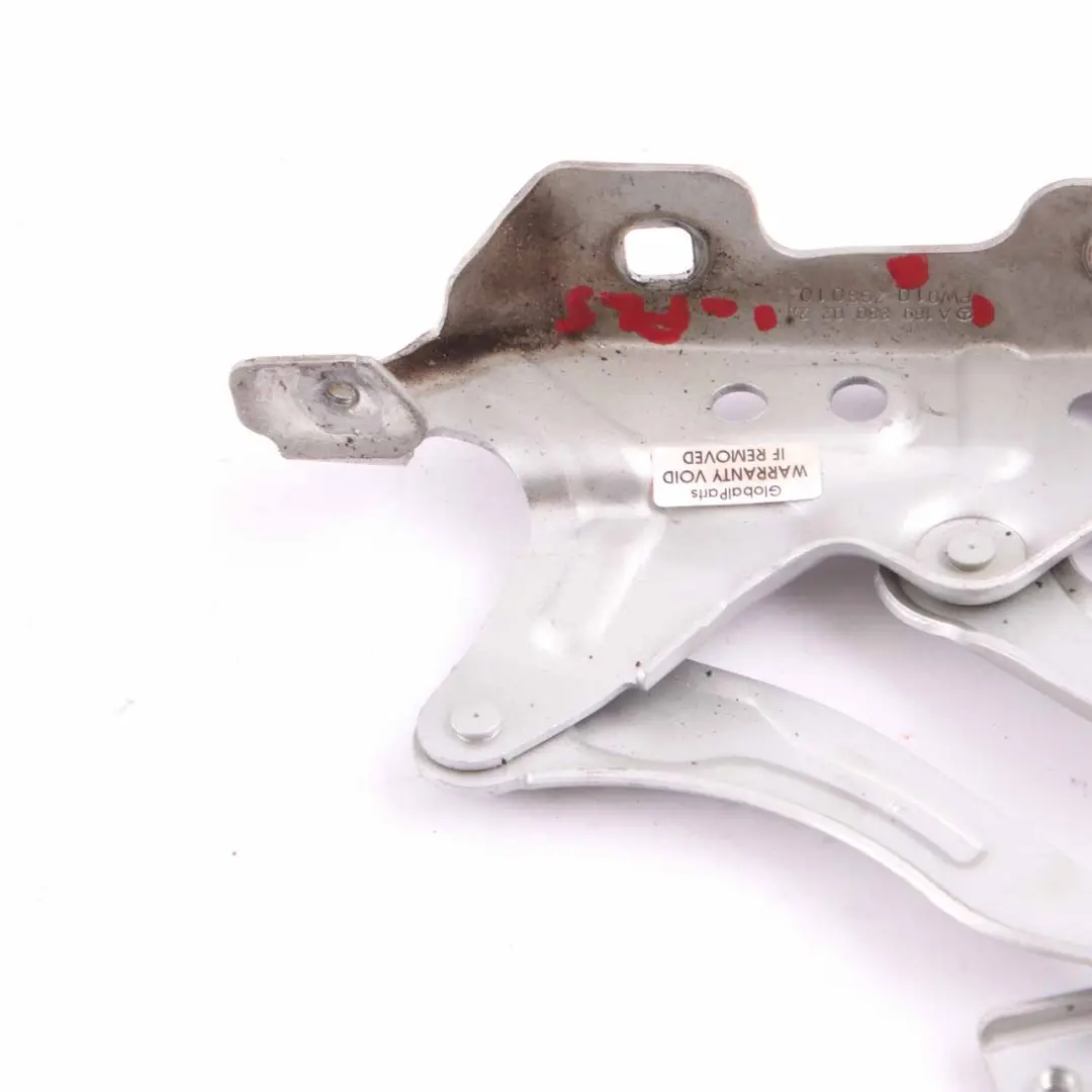 Hinge Bonnet Right O/S Front Polar Silver Metallic 761 to Mercedes W169 with Part number A1698800228 Mercedes W169 Hinge Bonnet Right O/S Front Polar Silver Metallic 761 - SKU A1698800228-PLS - Part number A1698800228