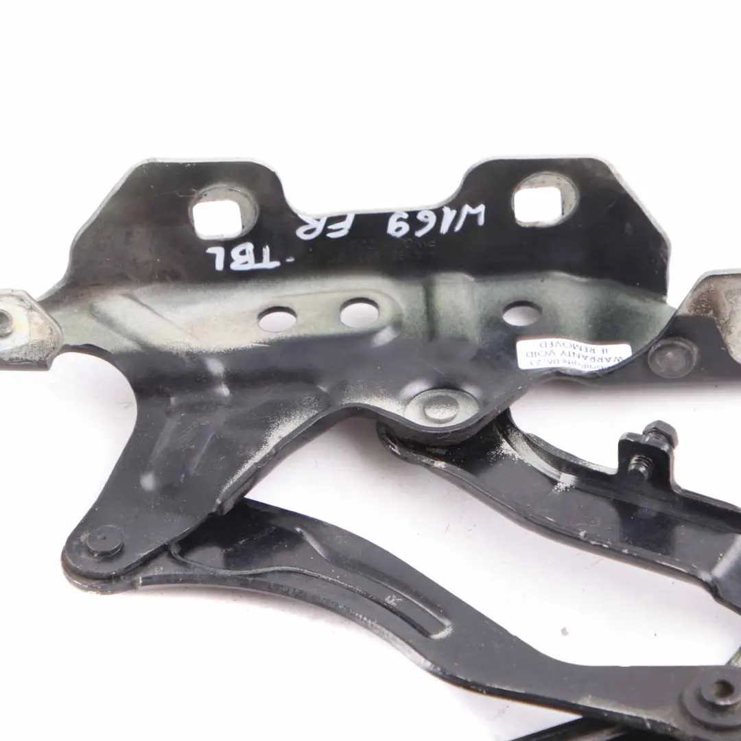 Hood Bonnet Hinge Front Right O/S Tropical Black - 160 to Mercedes W169 with Part number A1698800228 Mercedes W169 Hood Bonnet Hinge Front Right O/S Tropical Black - 160 - SKU A1698800228-TBL - Part number A1698800228