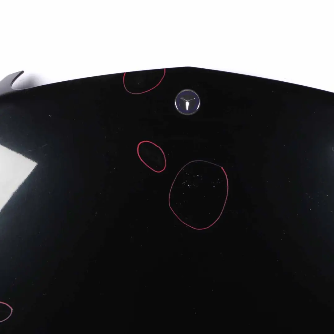Mercedes W245 Hood Bonnet Trim Panel B-Class Kosmos Cosmic Black Metallic - 191 - SKU A1698800257-KB1 - Part number A1698800257