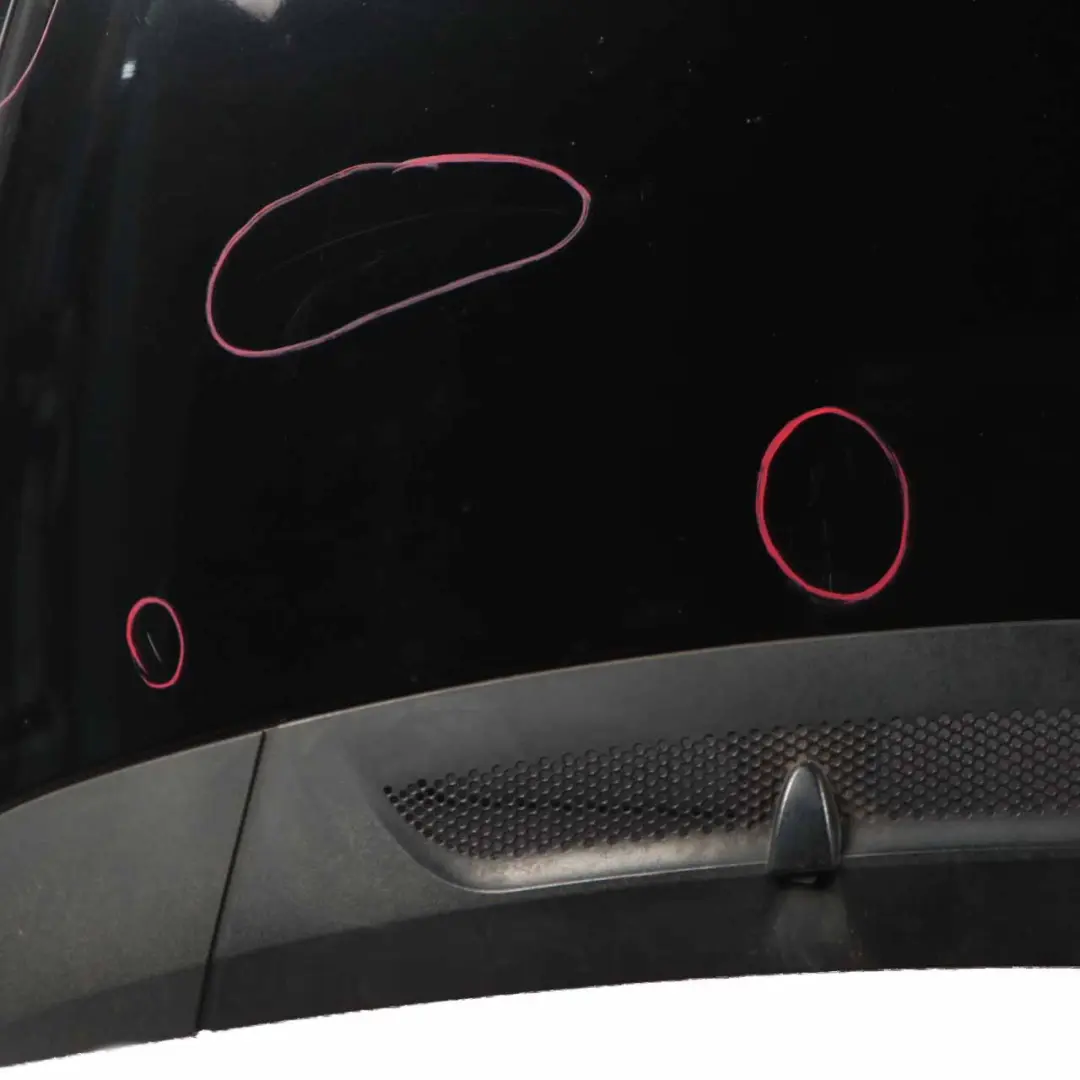 Mercedes W245 Hood Bonnet Trim Panel B-Class Kosmos Cosmic Black Metallic - 191 - SKU A1698800257-KB1 - Part number A1698800257