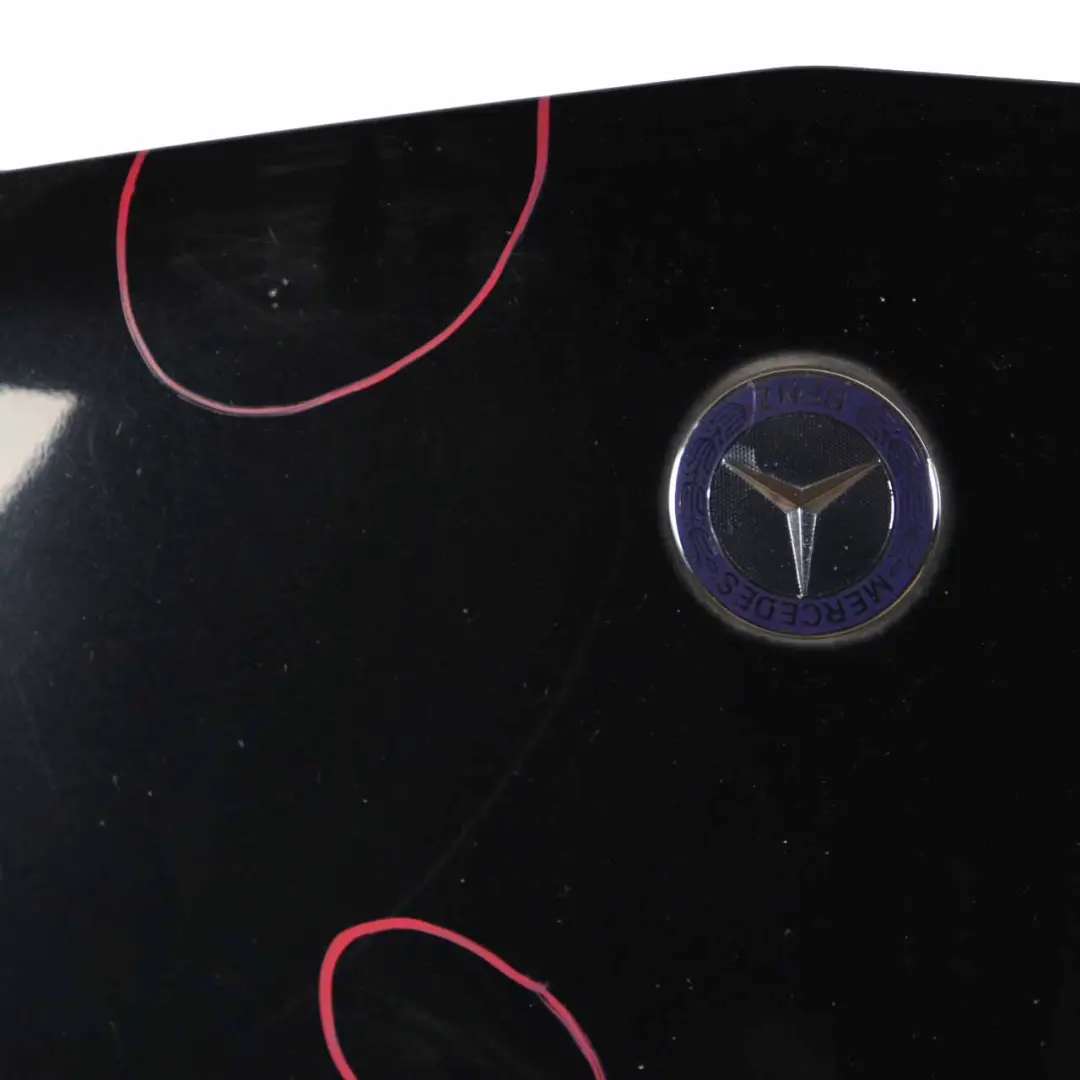 Mercedes W245 Hood Bonnet Trim Panel B-Class Kosmos Cosmic Black Metallic - 191 - SKU A1698800257-KB1 - Part number A1698800257