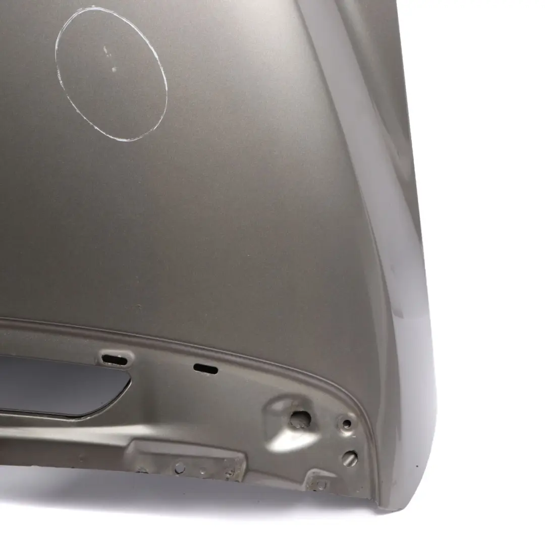 Hood Bonnet Trim Panel B-Class Comet Grey Metallic - 748 to Mercedes W245 with Part number A1698800257 Mercedes W245 Hood Bonnet Trim Panel B-Class Comet Grey Metallic - 748 - SKU A1698800257-KMG - Part number A1698800257