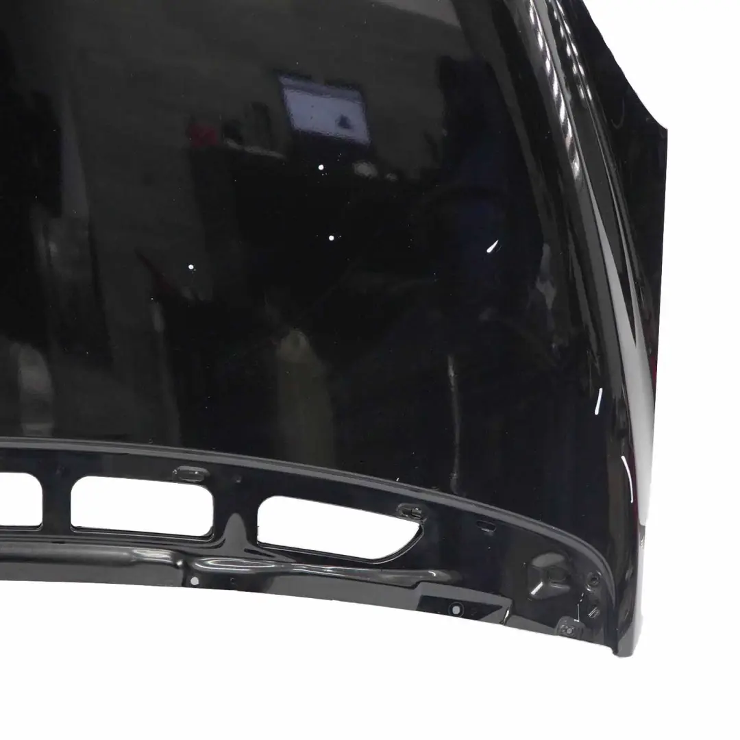 Hood Bonnet Trim Panel B-Class Kosmos Cosmic Black Metallic - 191 to Mercedes W245 with Part number A1698800257 Mercedes W245 Hood Bonnet Trim Panel B-Class Kosmos Cosmic Black Metallic - 191 - SKU A1698800257-NIB - Part number A1698800257
