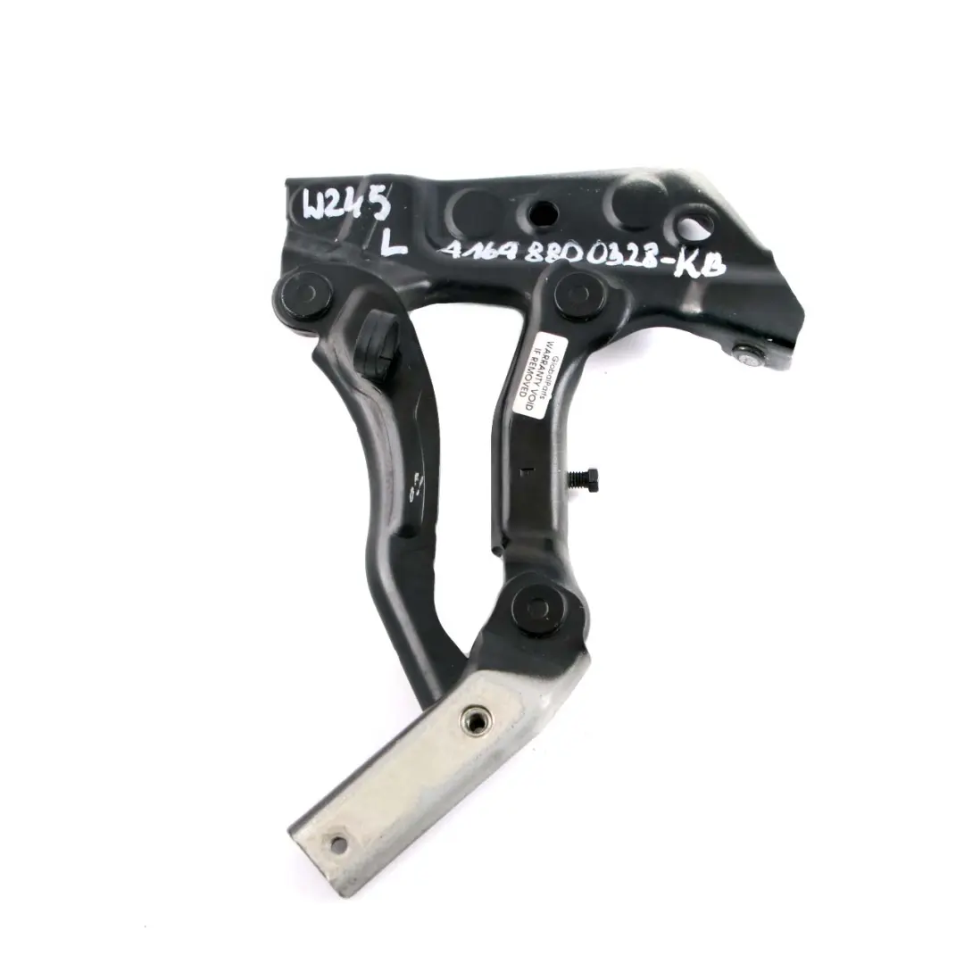 Mercedes-Benz B-Class W245 Hood Bonnet Left N/S Hinge Kosmos Black Metallic 191 to with Part number A1698800328 Mercedes-Benz B-Class W245 Hood Bonnet Left N/S Hinge Kosmos Black Metallic 191 - SKU A1698800328-KB - Part number A1698800328