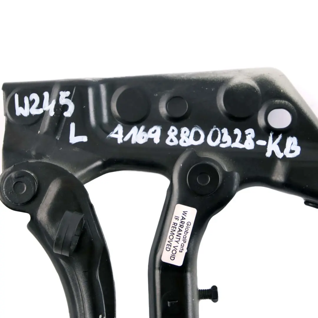 Mercedes-Benz B-Class W245 Hood Bonnet Left N/S Hinge Kosmos Black Metallic 191 to with Part number A1698800328 Mercedes-Benz B-Class W245 Hood Bonnet Left N/S Hinge Kosmos Black Metallic 191 - SKU A1698800328-KB - Part number A1698800328
