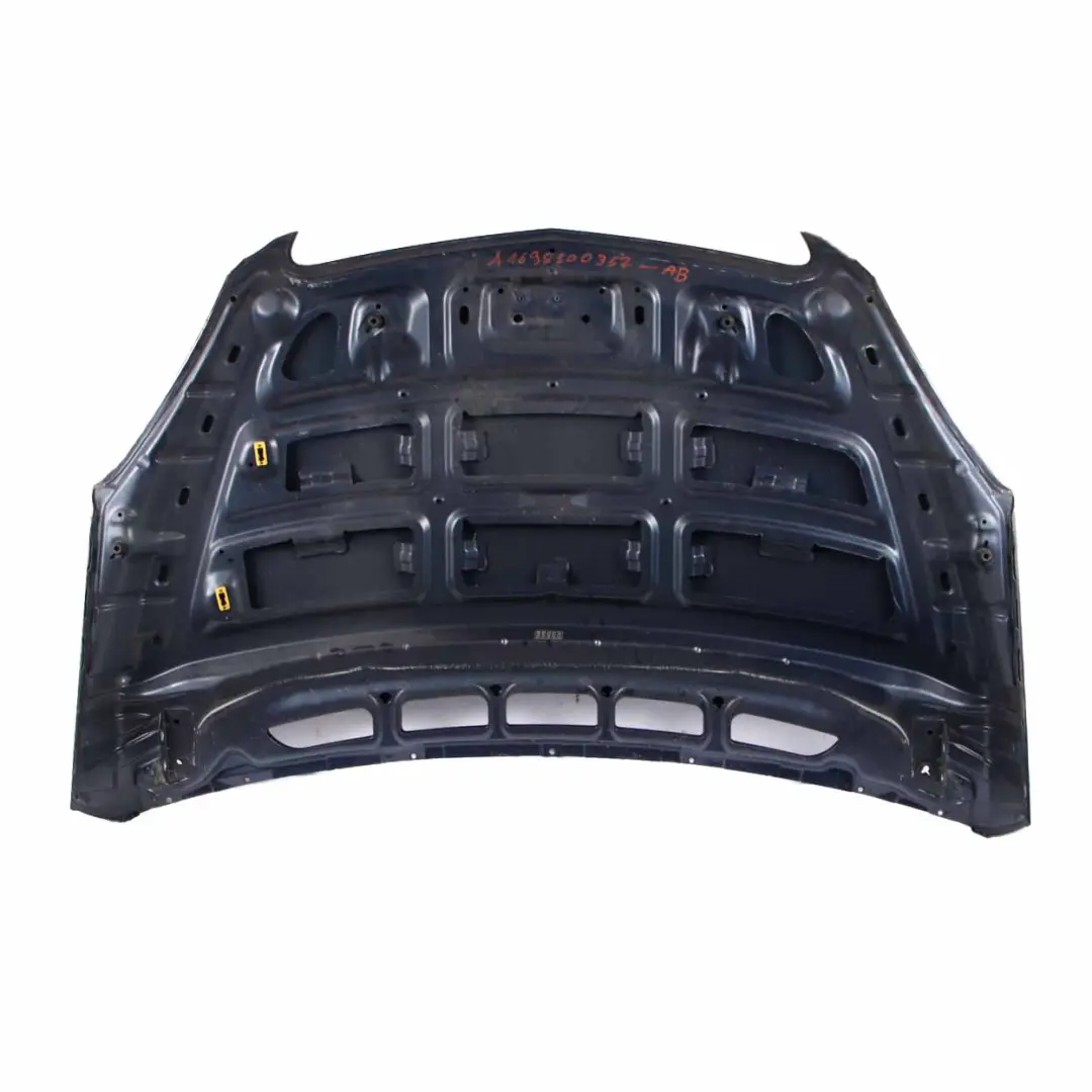 Hood Bonnet Trim Panel B-Class Atoll Blue Metallic - 375 to Mercedes W245 with Part number A1698800357 Mercedes W245 Hood Bonnet Trim Panel B-Class Atoll Blue Metallic - 375 - SKU A1698800357-AB - Part number A1698800357