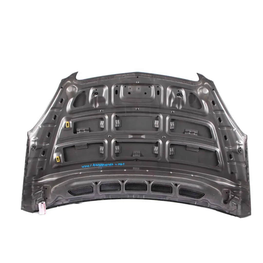 Hood Bonnet Trim Panel B-Class Mountain Grey Metallic - 787 to Mercedes W245 with Part number A1698800357 Mercedes W245 Hood Bonnet Trim Panel B-Class Mountain Grey Metallic - 787 - SKU A1698800357-MG1 - Part number A1698800357