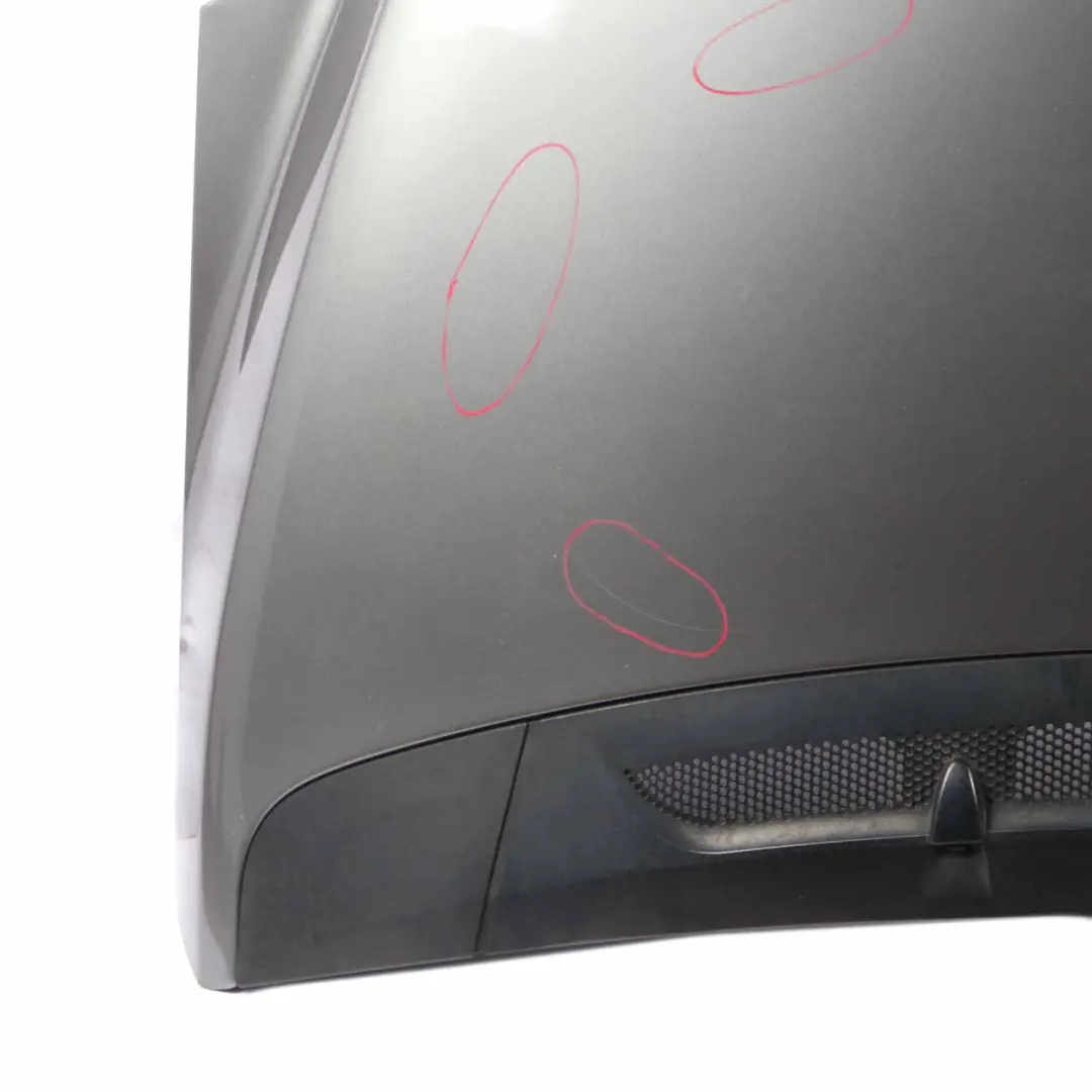 Hood Bonnet Trim Panel B-Class Mountain Grey Metallic - 787 to Mercedes W245 with Part number A1698800357 Mercedes W245 Hood Bonnet Trim Panel B-Class Mountain Grey Metallic - 787 - SKU A1698800357-MG1 - Part number A1698800357