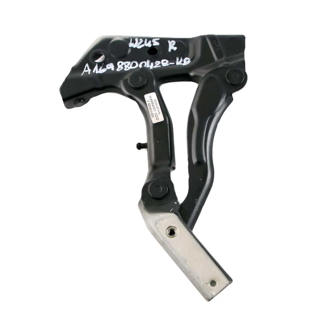 Mercedes-Benz B-Class W245 Hood Bonnet Hinge Right O/S Kosmos Black Metallic 191 to with Part number A1698800428 Mercedes-Benz B-Class W245 Hood Bonnet Hinge Right O/S Kosmos Black Metallic 191 - SKU A1698800428-KB - Part number A1698800428