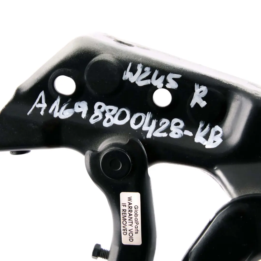  Mercedes-Benz W245 Bisagra de capó derecha Kosmos Negro metalizado 191 - SKU A1698800428-KB - Número de pieza A1698800428