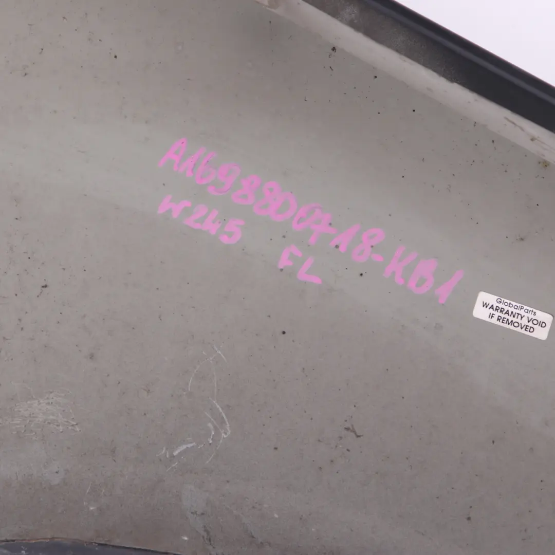 Side Wing Panel Front Left N/S Fender Cosmic Black Metallic - 191 to Mercedes W245 with Part number A1698800718 Mercedes W245 Side Wing Panel Front Left N/S Fender Cosmic Black Metallic - 191 - SKU A1698800718-KB1 - Part number A1698800718