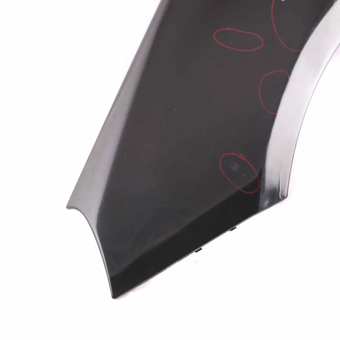 Side Wing Panel Front Left N/S Fender Cosmic Black Metallic - 191 to Mercedes W245 with Part number A1698800718 Mercedes W245 Side Wing Panel Front Left N/S Fender Cosmic Black Metallic - 191 - SKU A1698800718-KB1 - Part number A1698800718