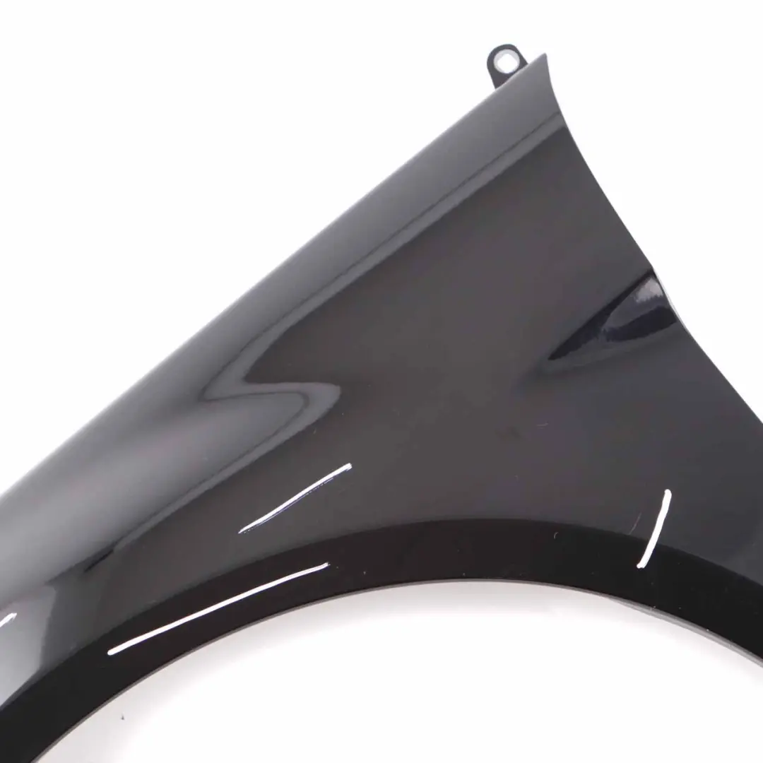 Side Wing Panel Front Left N/S Fender Night Black Metallic - 696 to Mercedes W245 with Part number A1698800718 Mercedes W245 Side Wing Panel Front Left N/S Fender Night Black Metallic - 696 - SKU A1698800718-NIB - Part number A1698800718