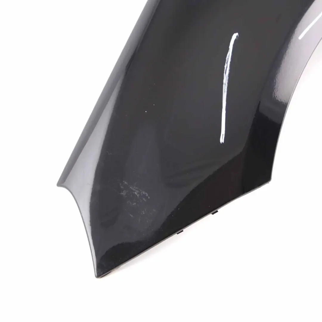 Side Wing Panel Front Left N/S Fender Night Black Metallic - 696 to Mercedes W245 with Part number A1698800718 Mercedes W245 Side Wing Panel Front Left N/S Fender Night Black Metallic - 696 - SKU A1698800718-NIB - Part number A1698800718