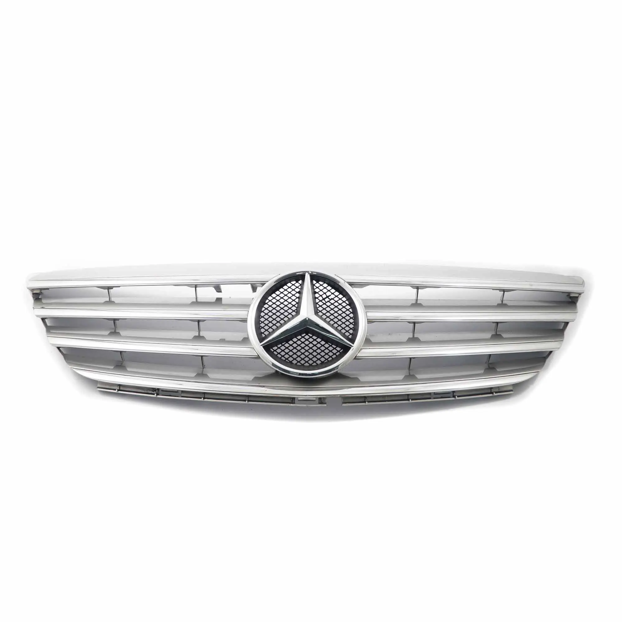 Mercedes W245 Front Hood Bonnet Radiator Grille Beam Trim Panel Silver Chrome