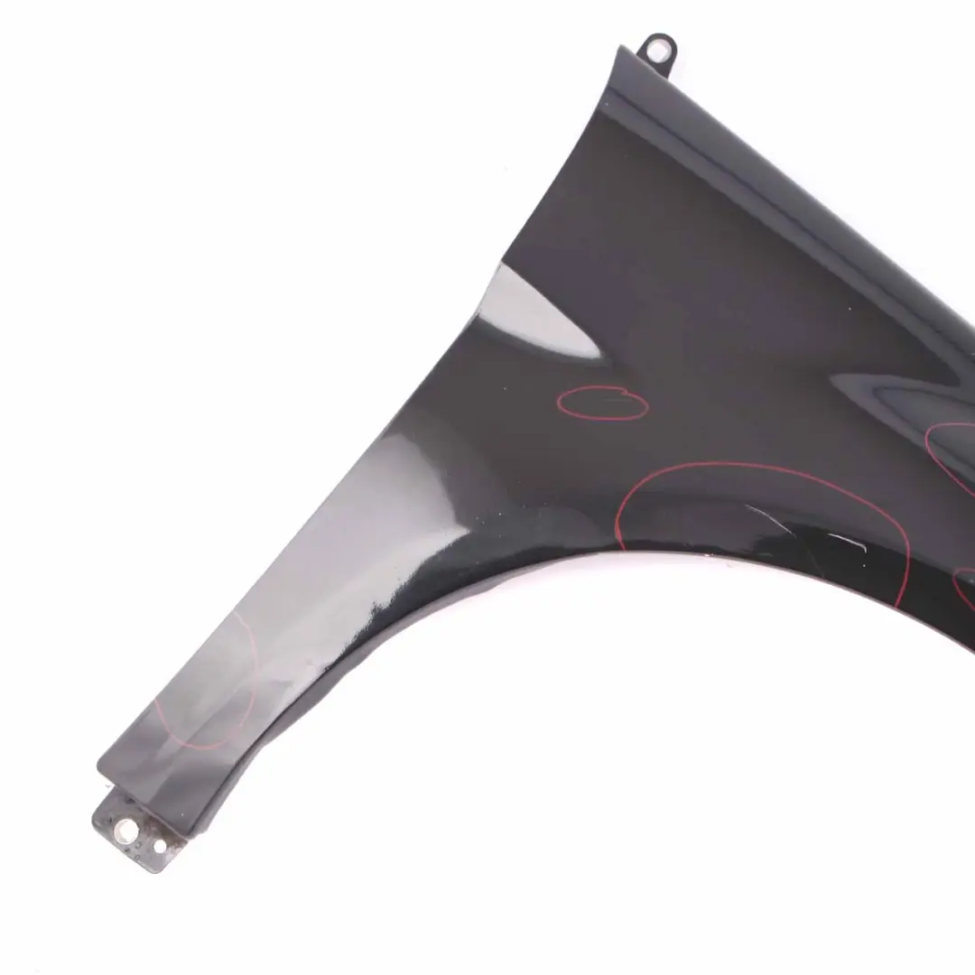 Side Wing Panel Front Right O/S Fender Cover Cosmic Black - 191 to Mercedes W245 with Part number A1698800818 Mercedes W245 Side Wing Panel Front Right O/S Fender Cover Cosmic Black - 191 - SKU A1698800818-KB1 - Part number A1698800818