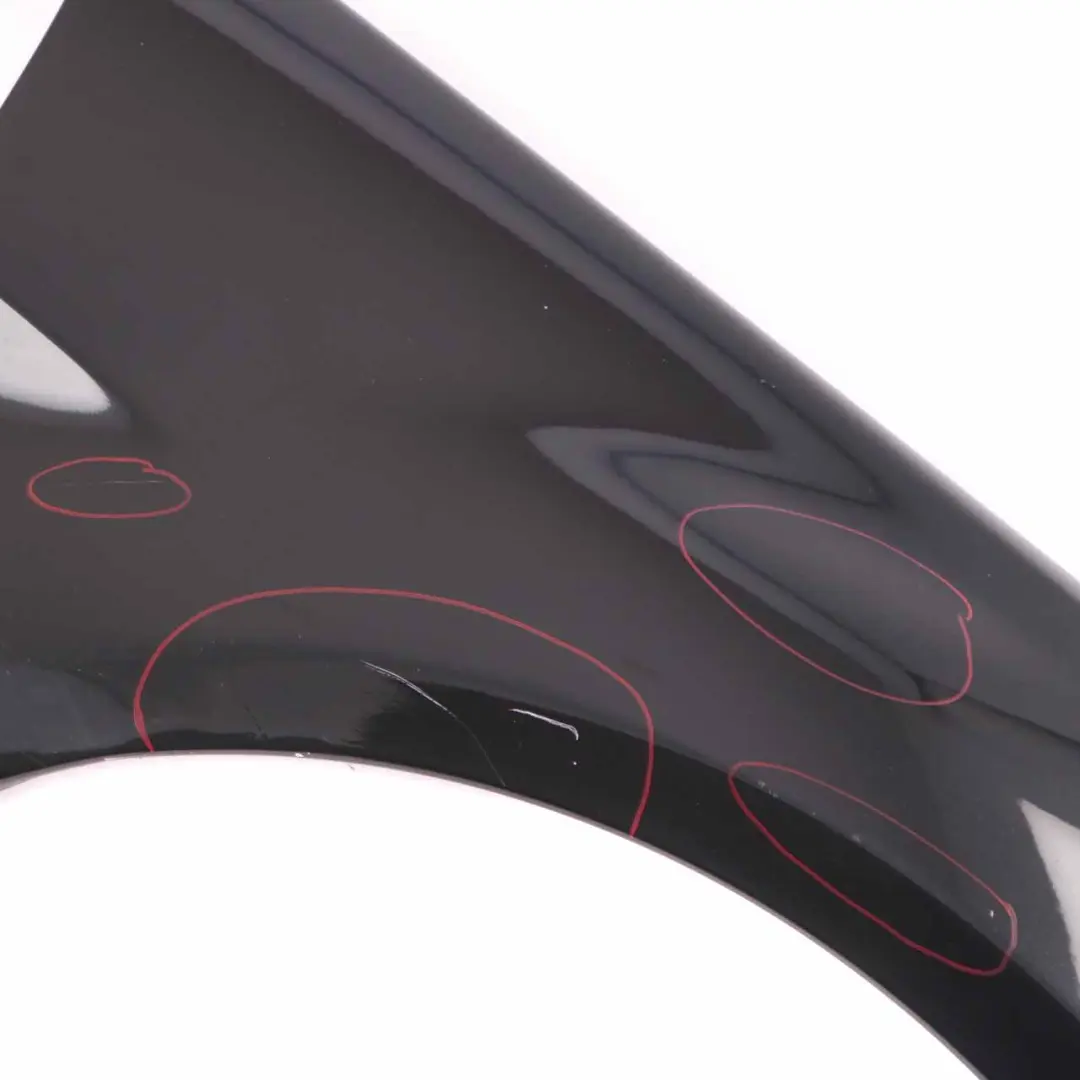 Side Wing Panel Front Right O/S Fender Cover Cosmic Black - 191 to Mercedes W245 with Part number A1698800818 Mercedes W245 Side Wing Panel Front Right O/S Fender Cover Cosmic Black - 191 - SKU A1698800818-KB1 - Part number A1698800818