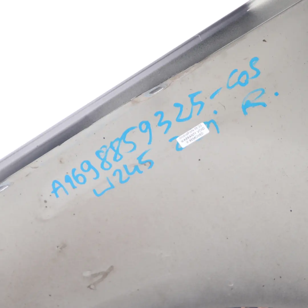 Side Wing Panel Front Right O/S Fender Cover Cosmic Black - 191 to Mercedes W245 with Part number A1698800818 Mercedes W245 Side Wing Panel Front Right O/S Fender Cover Cosmic Black - 191 - SKU A1698800818-KB2 - Part number A1698800818