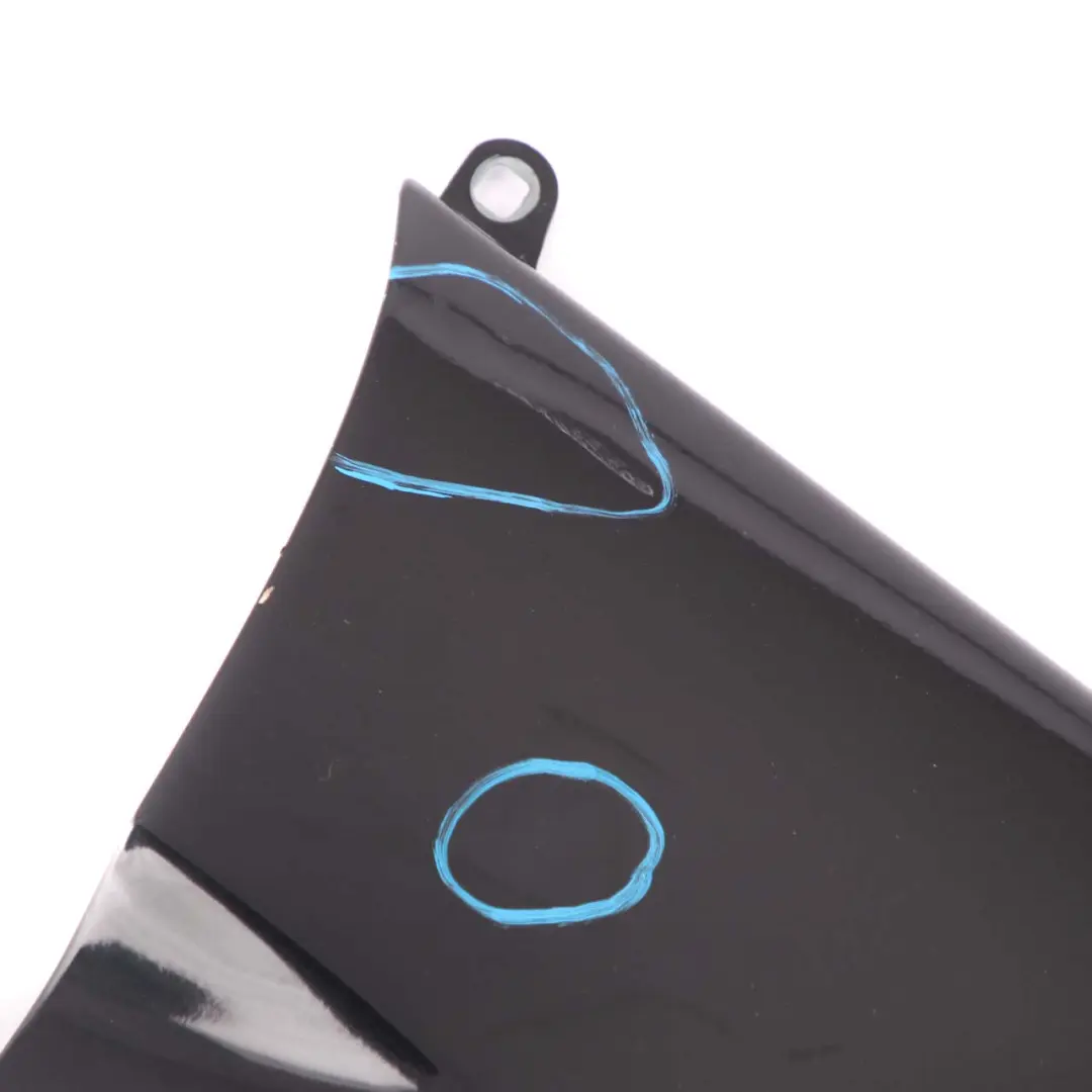 Side Panel Front Right O/S Wing Fender Cosmic Black - 191 to Mercedes W245 with Part number A1698800818 Mercedes W245 Side Panel Front Right O/S Wing Fender Cosmic Black - 191 - SKU A1698800818-KB - Part number A1698800818