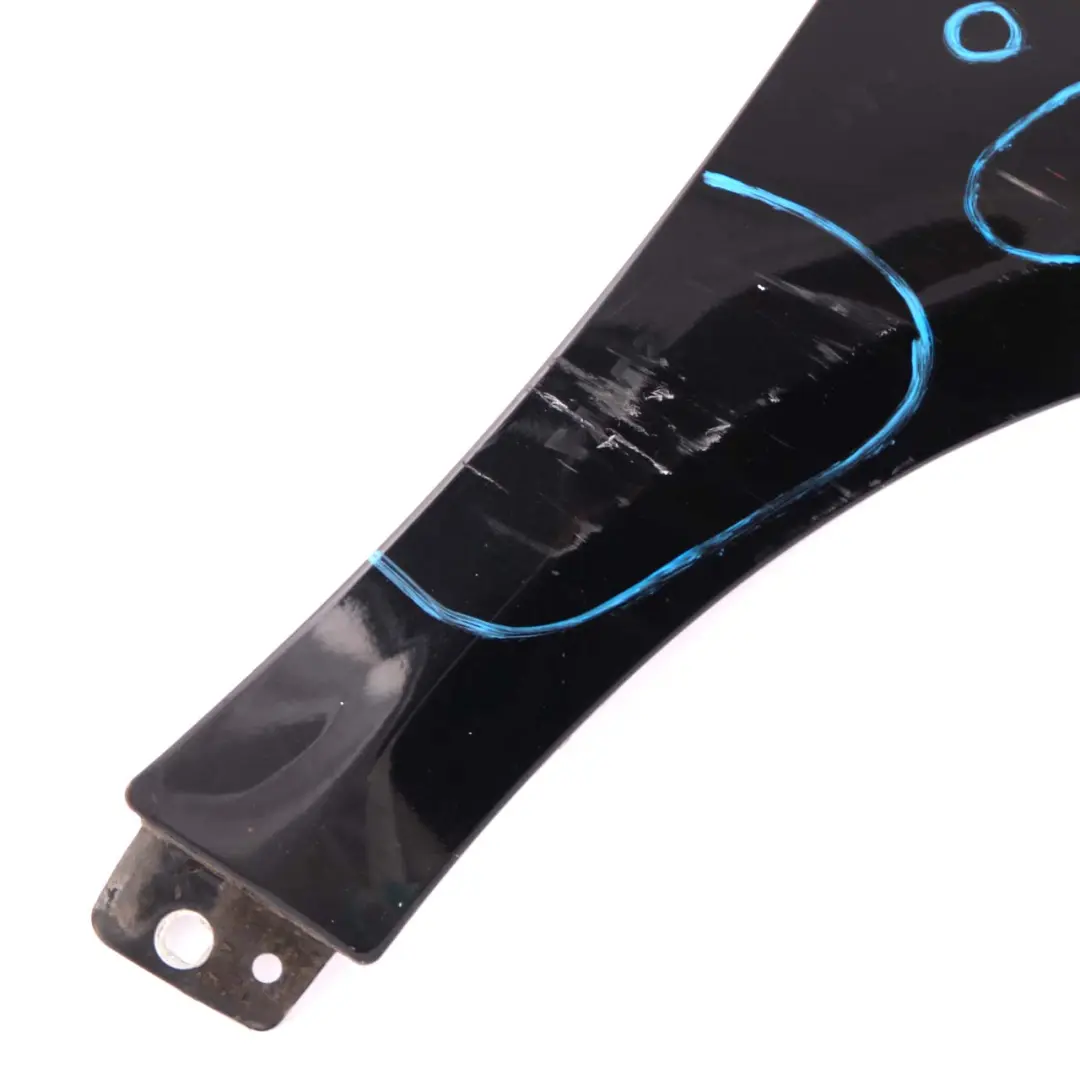 Side Panel Front Right O/S Wing Fender Cosmic Black - 191 to Mercedes W245 with Part number A1698800818 Mercedes W245 Side Panel Front Right O/S Wing Fender Cosmic Black - 191 - SKU A1698800818-KB - Part number A1698800818