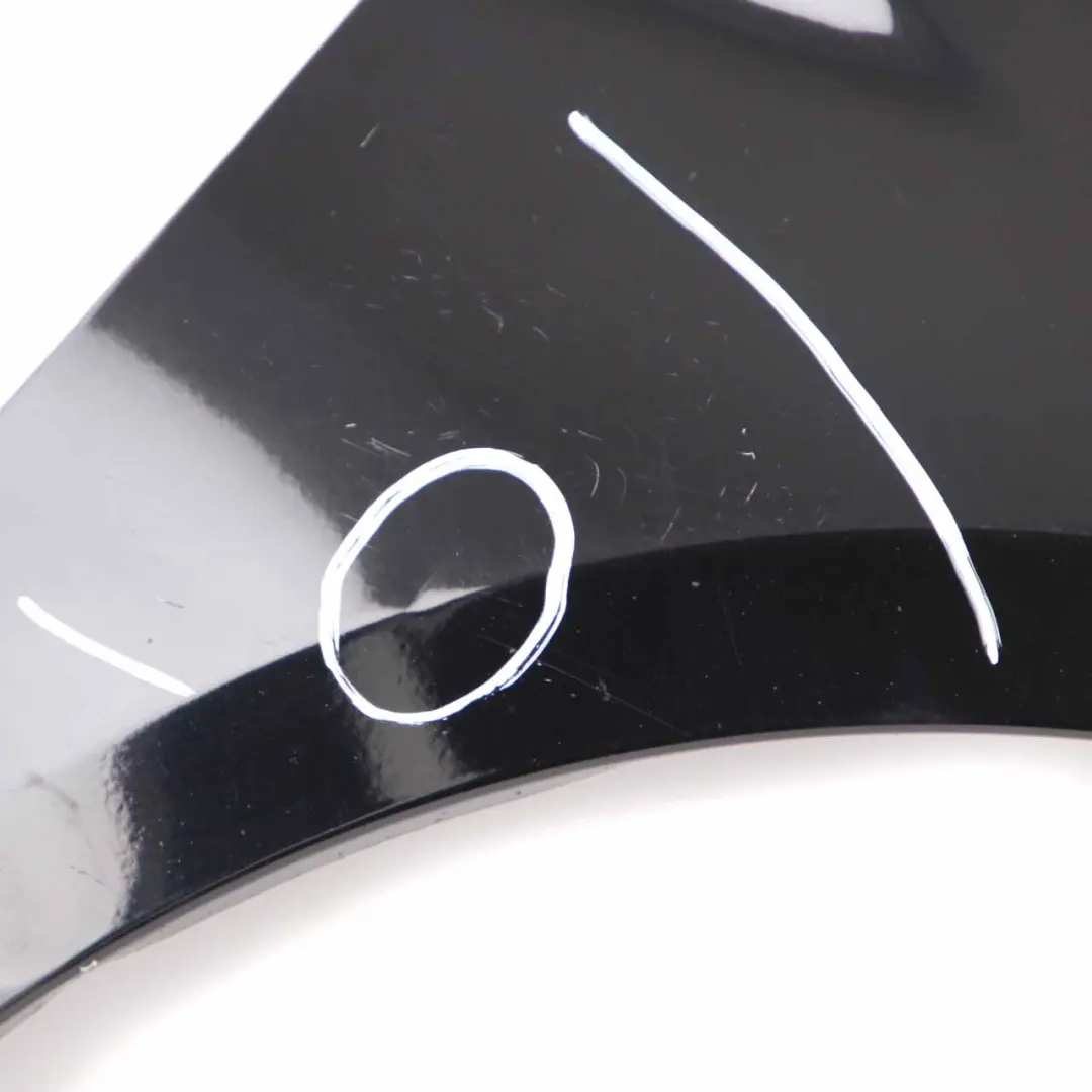 Side Wing Panel Front Right O/S Fender Cover Night Black - 696 to Mercedes W245 with Part number A1698800818 Mercedes W245 Side Wing Panel Front Right O/S Fender Cover Night Black - 696 - SKU A1698800818-NIB - Part number A1698800818