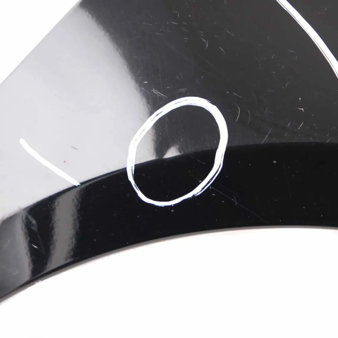 Side Wing Panel Front Right O/S Fender Cover Night Black - 696 to Mercedes W245 with Part number A1698800818 Mercedes W245 Side Wing Panel Front Right O/S Fender Cover Night Black - 696 - SKU A1698800818-NIB - Part number A1698800818