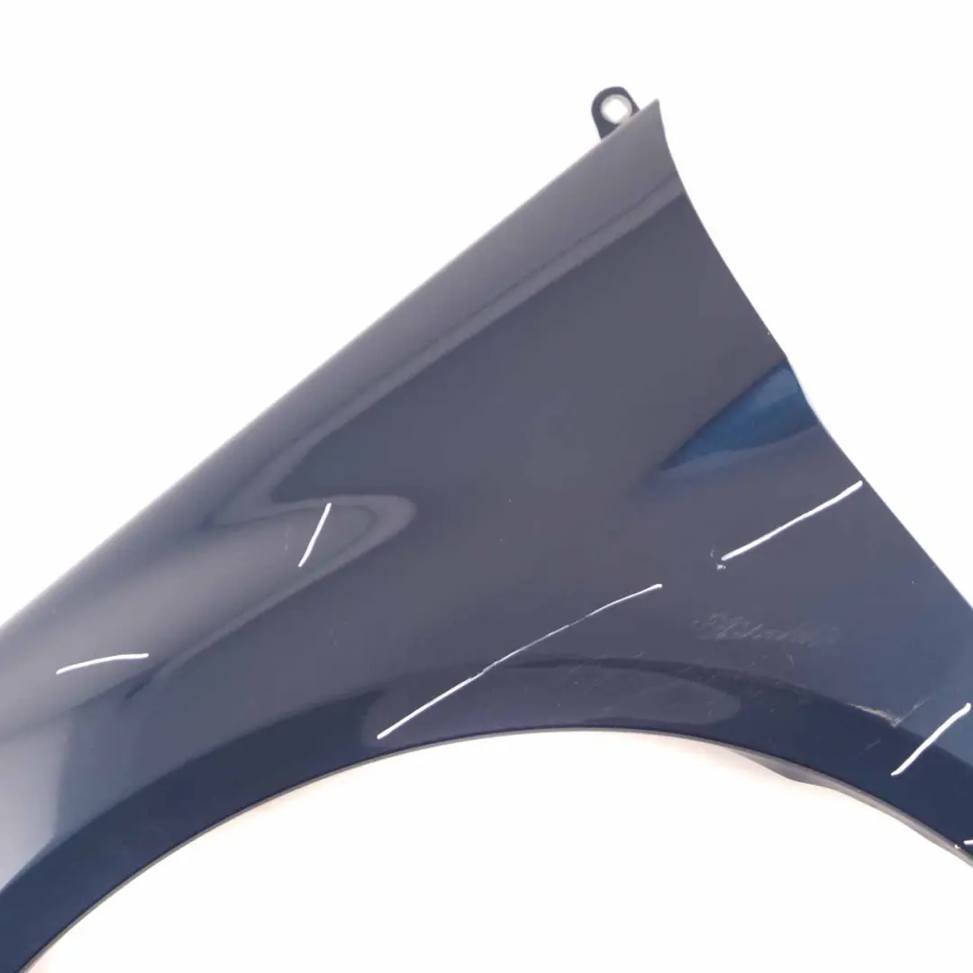 Side Wing Panel Fender Front Left N/S Atoll Blau Blue Metallic 375 to Mercedes W245 with Part number A1698800918 Mercedes W245 Side Wing Panel Fender Front Left N/S Atoll Blau Blue Metallic 375 - SKU A1698800918-AB - Part number A1698800918