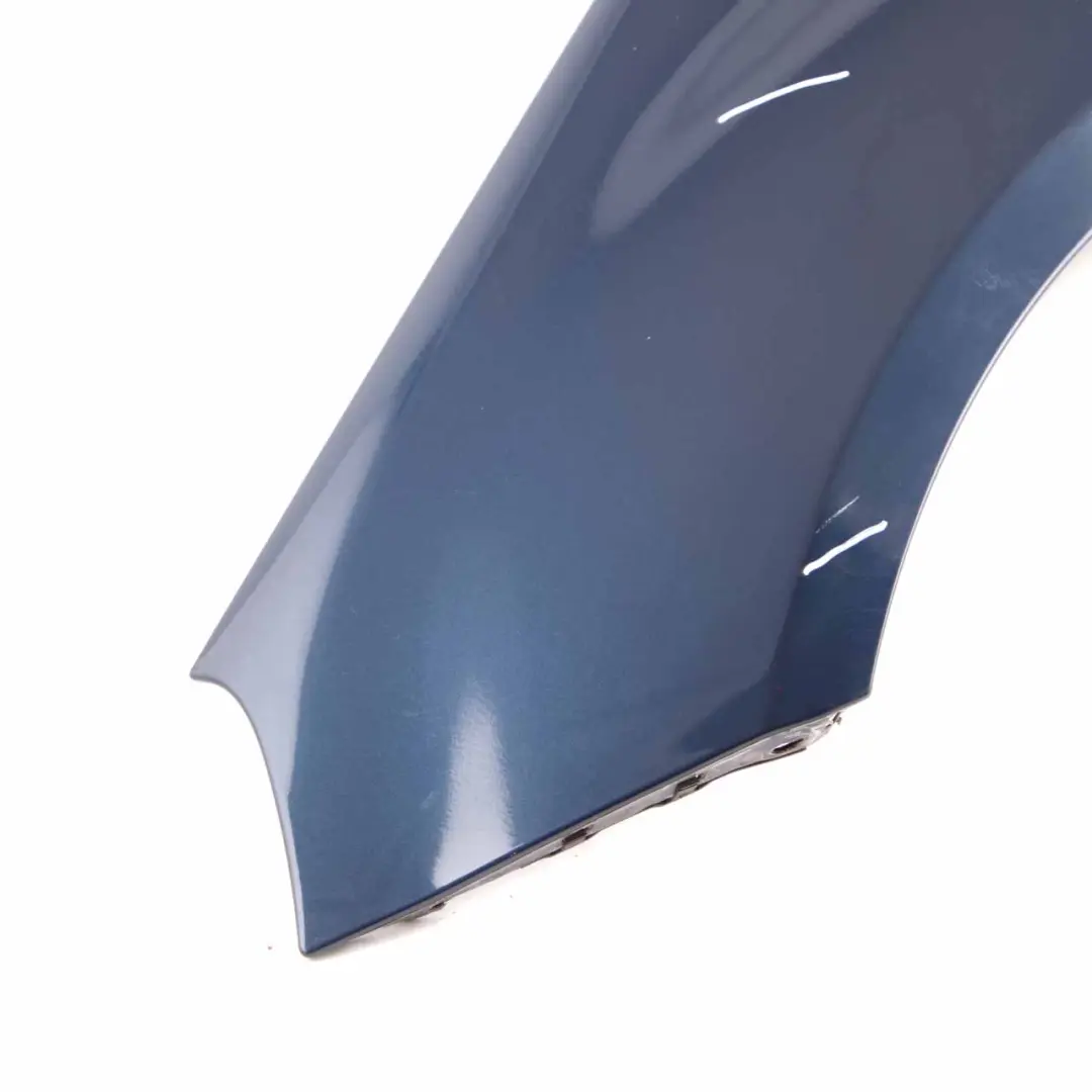 Side Wing Panel Fender Front Left N/S Atoll Blau Blue Metallic 375 to Mercedes W245 with Part number A1698800918 Mercedes W245 Side Wing Panel Fender Front Left N/S Atoll Blau Blue Metallic 375 - SKU A1698800918-AB - Part number A1698800918
