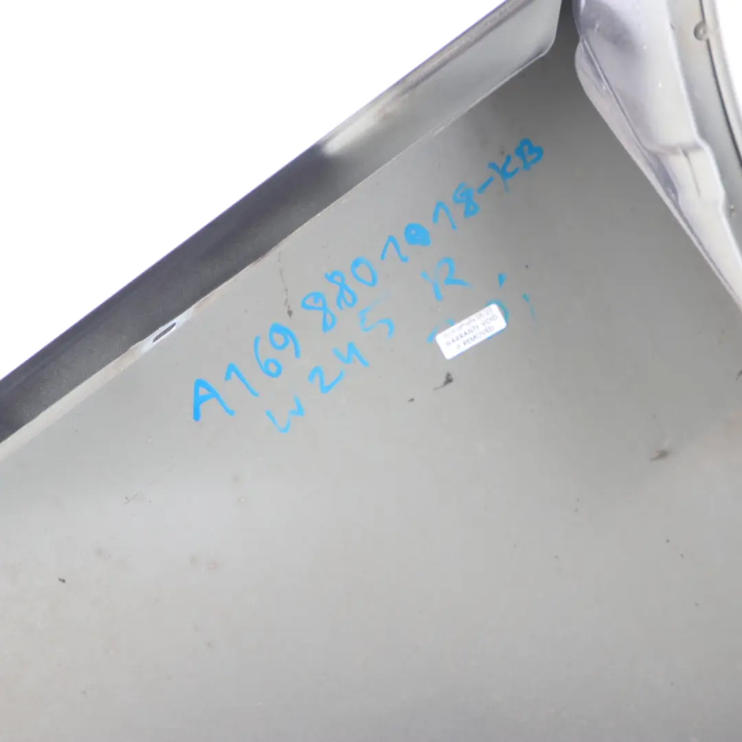 Side Panel Front Right O/S Wing Fender Kosmos Cosmic Black - 191 to Mercedes W245 with Part number A1698801018 Mercedes W245 Side Panel Front Right O/S Wing Fender Kosmos Cosmic Black - 191 - SKU A1698801018-KB - Part number A1698801018