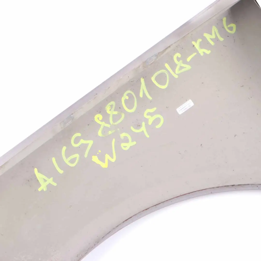 Mercedes W245 Side Wing Panel Fender Front Right O/S Comet Grey Metallic - 748 - SKU A1698801018-KMG - Part number A1698801018
