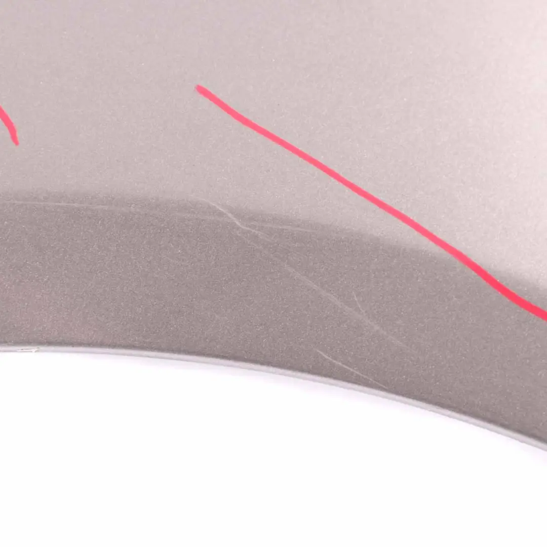 Mercedes W245 Side Wing Panel Fender Front Right O/S Comet Grey Metallic - 748 - SKU A1698801018-KMG - Part number A1698801018