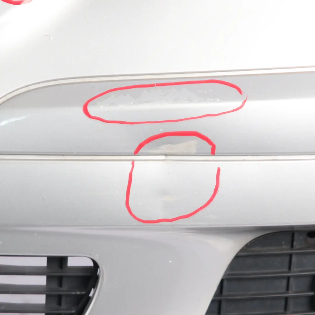 Mercedes W169 Front Bumper Trim Panel Covering Polar Silver Metallic - 761 - SKU A1698801640-PS - Part number A1698801640