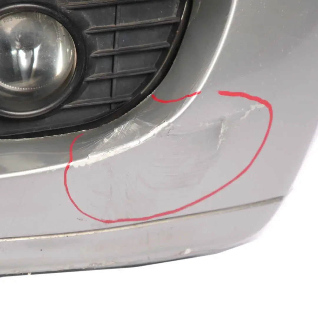 Mercedes W169 Front Bumper Trim Panel Covering Polar Silver Metallic - 761 - SKU A1698801640-PS - Part number A1698801640