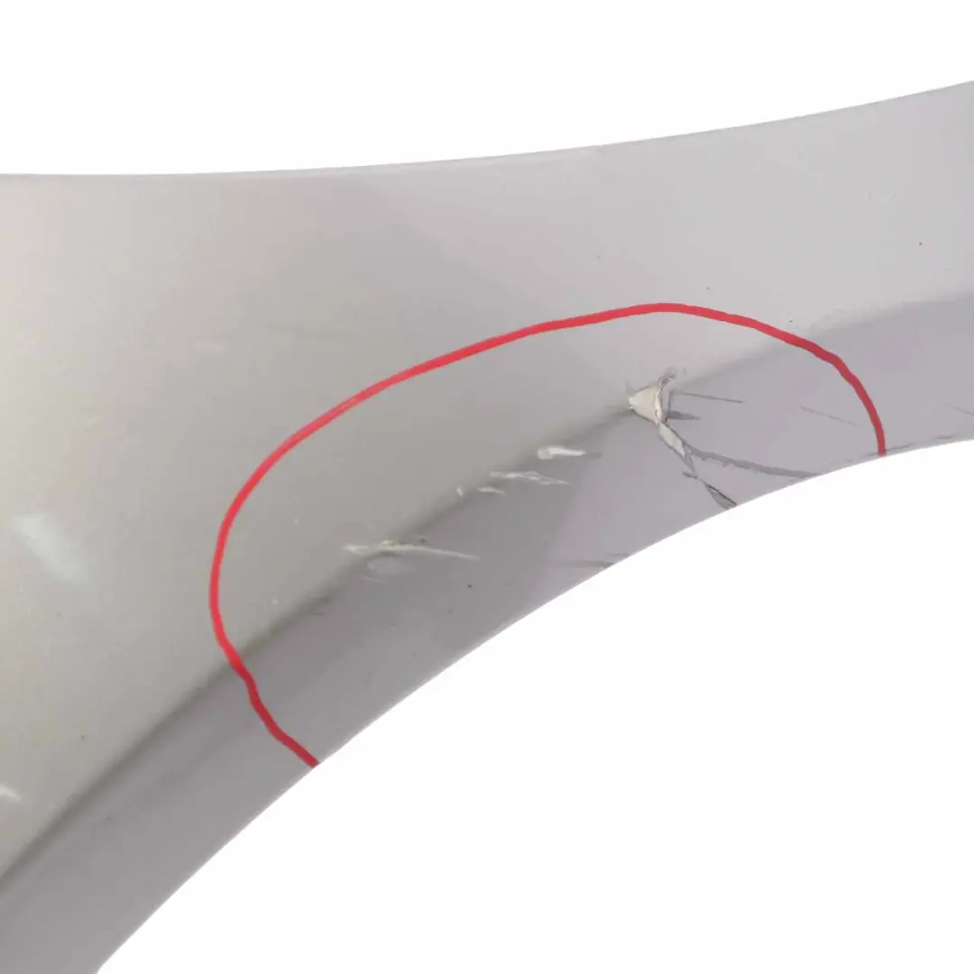 Mercedes W169 Front Bumper Trim Panel Covering Polar Silver Metallic - 761 - SKU A1698801640-PS - Part number A1698801640