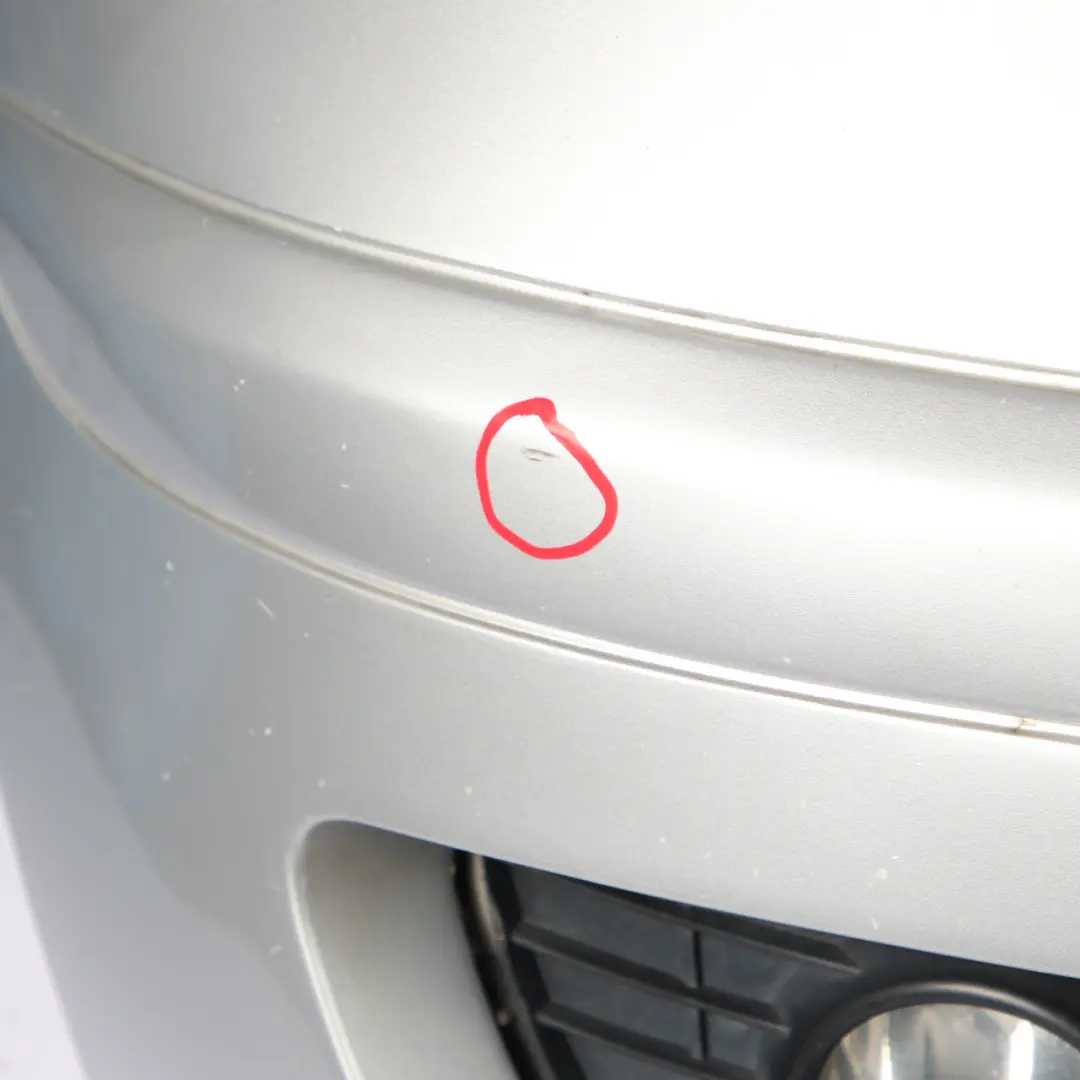 Mercedes W169 Front Bumper Trim Panel Covering Polar Silver Metallic - 761 - SKU A1698801640-PS - Part number A1698801640