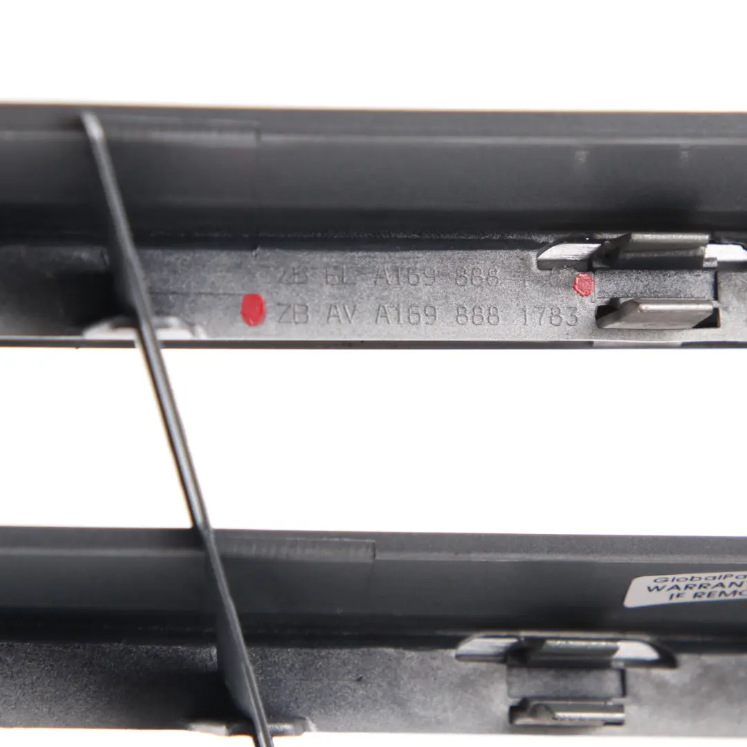 Front Hood Bonnet Radiator Grille Trim Panel Cover to Mercedes W169 with Part number A1698801683 Mercedes W169 Front Hood Bonnet Radiator Grille Trim Panel Cover - SKU A1698801683 - Part number A1698801683