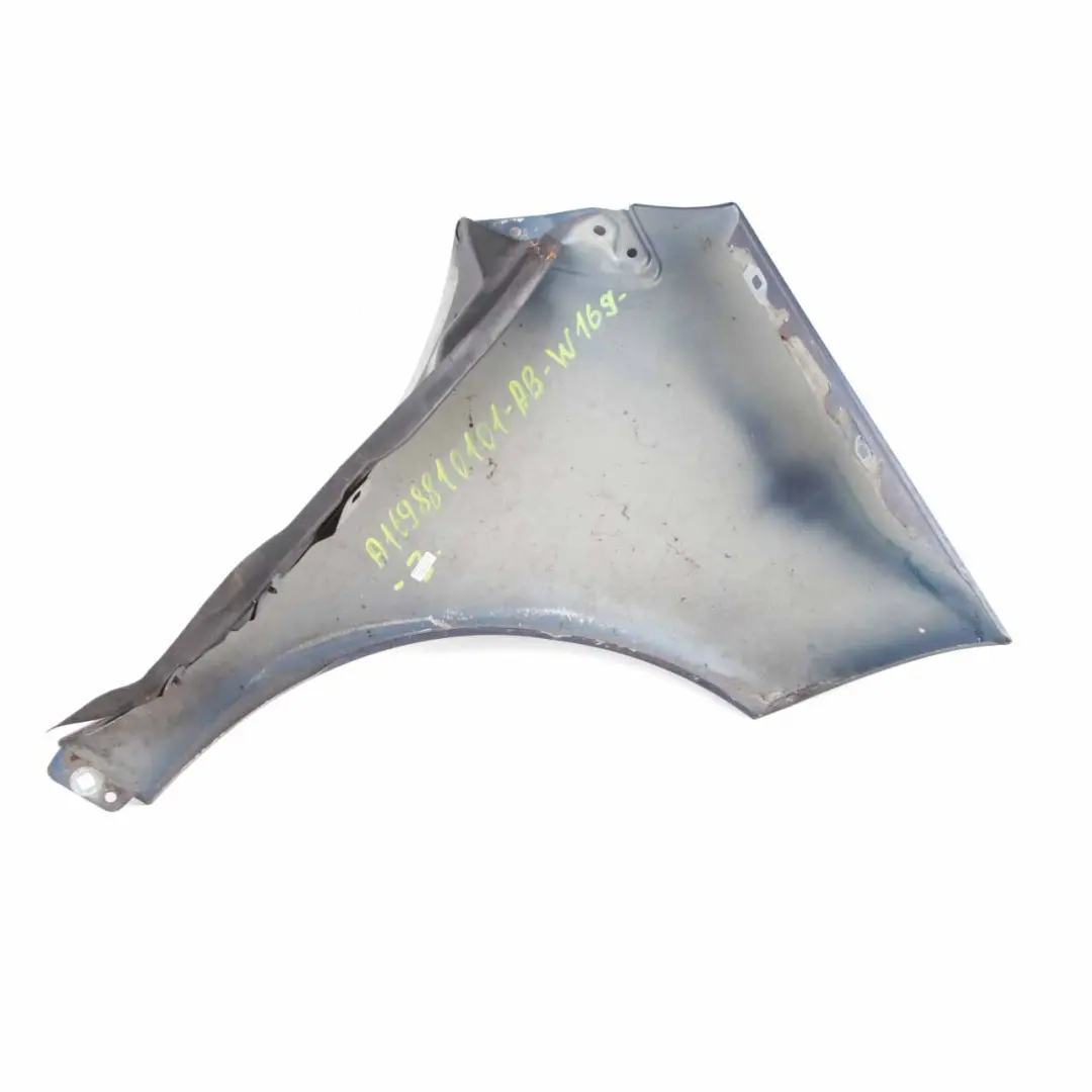Mercedes W169 Front Left N/S Side Panel Wing Fender Atoll Blue Metallic - 375 - SKU A1698810101-AB - Part number A1698810101
