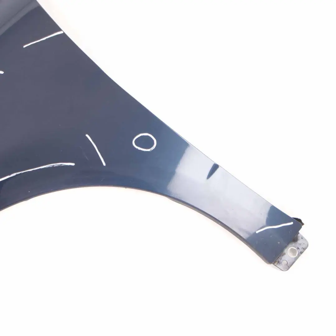 Mercedes W169 Front Left N/S Side Panel Wing Fender Atoll Blue Metallic - 375 - SKU A1698810101-AB - Part number A1698810101