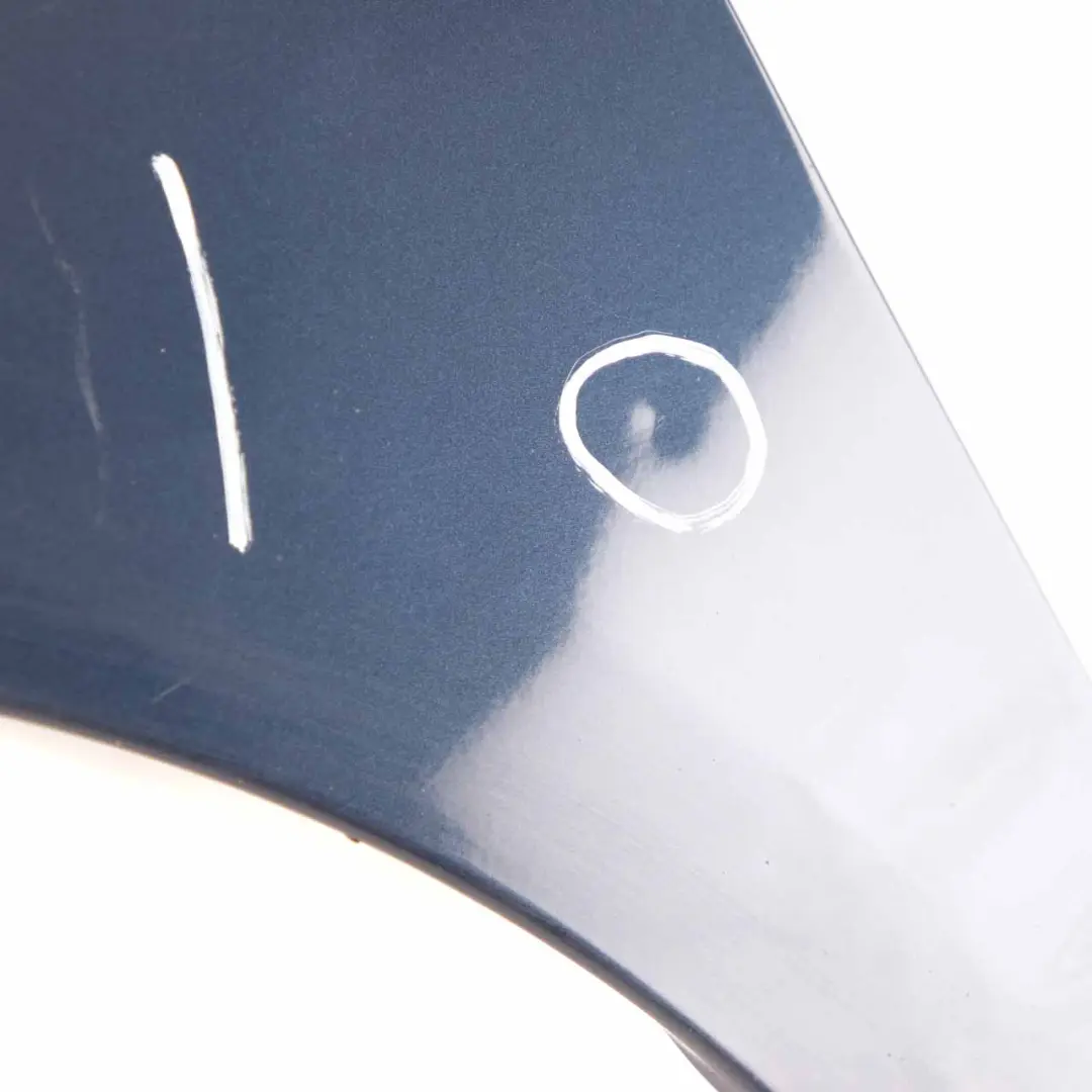 Mercedes W169 Front Left N/S Side Panel Wing Fender Atoll Blue Metallic - 375 - SKU A1698810101-AB - Part number A1698810101
